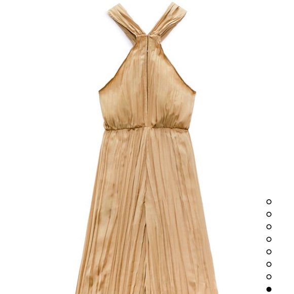 Zara Satin Effect Halter Jumpsuif - Picture 4 of 8